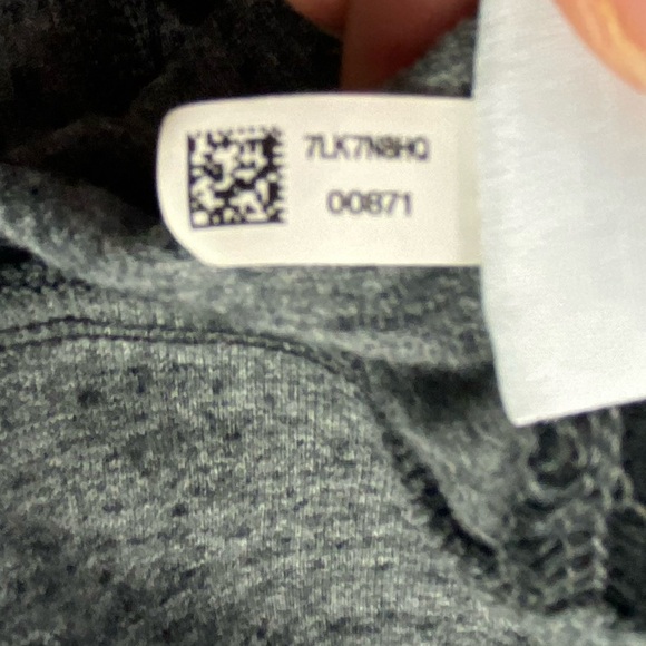 AE Flex Gray with Green/Yellow Zipper Athletic Zip Hoodie Men's size small - Picture 10 of 16